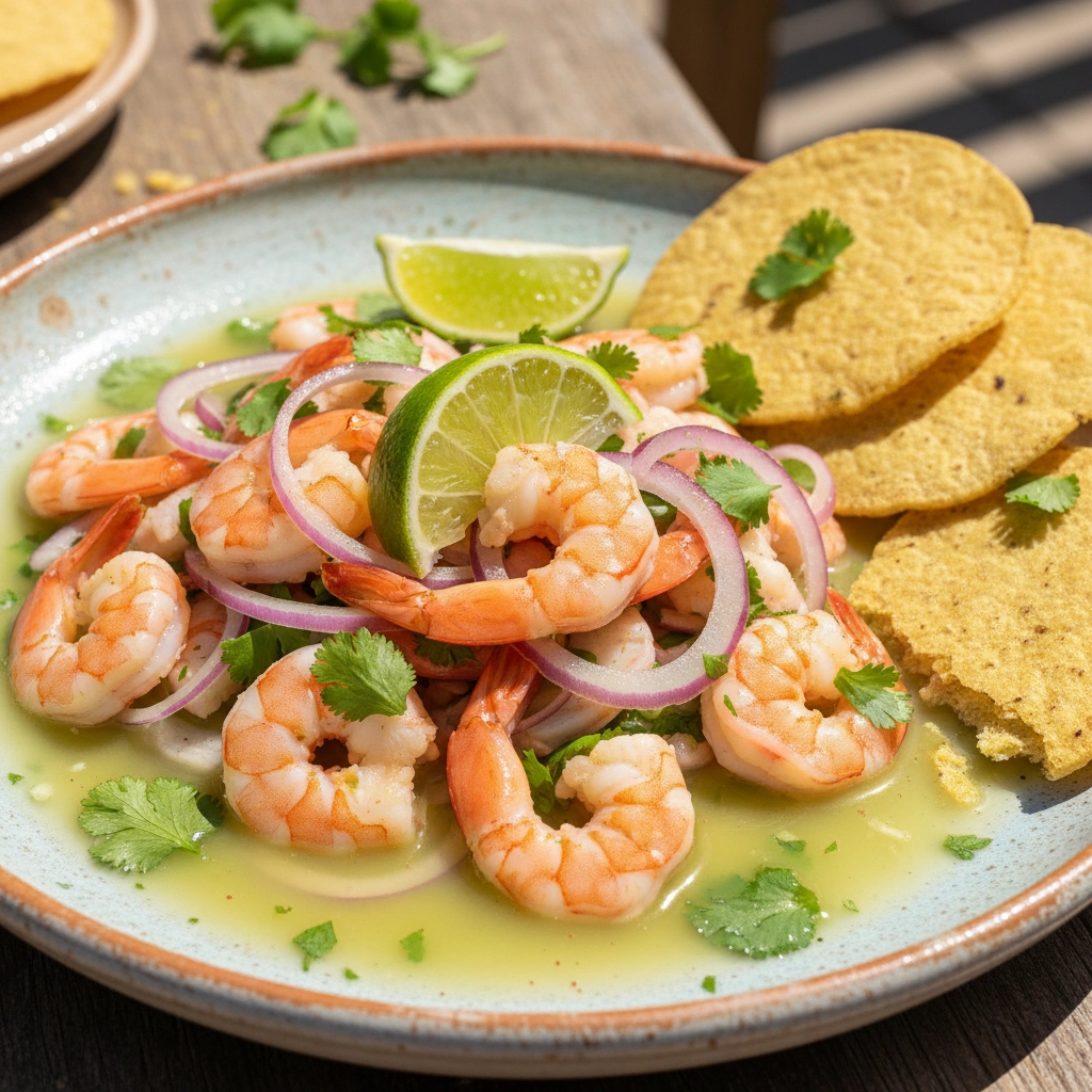 Fresh ceviche and seafood specialties