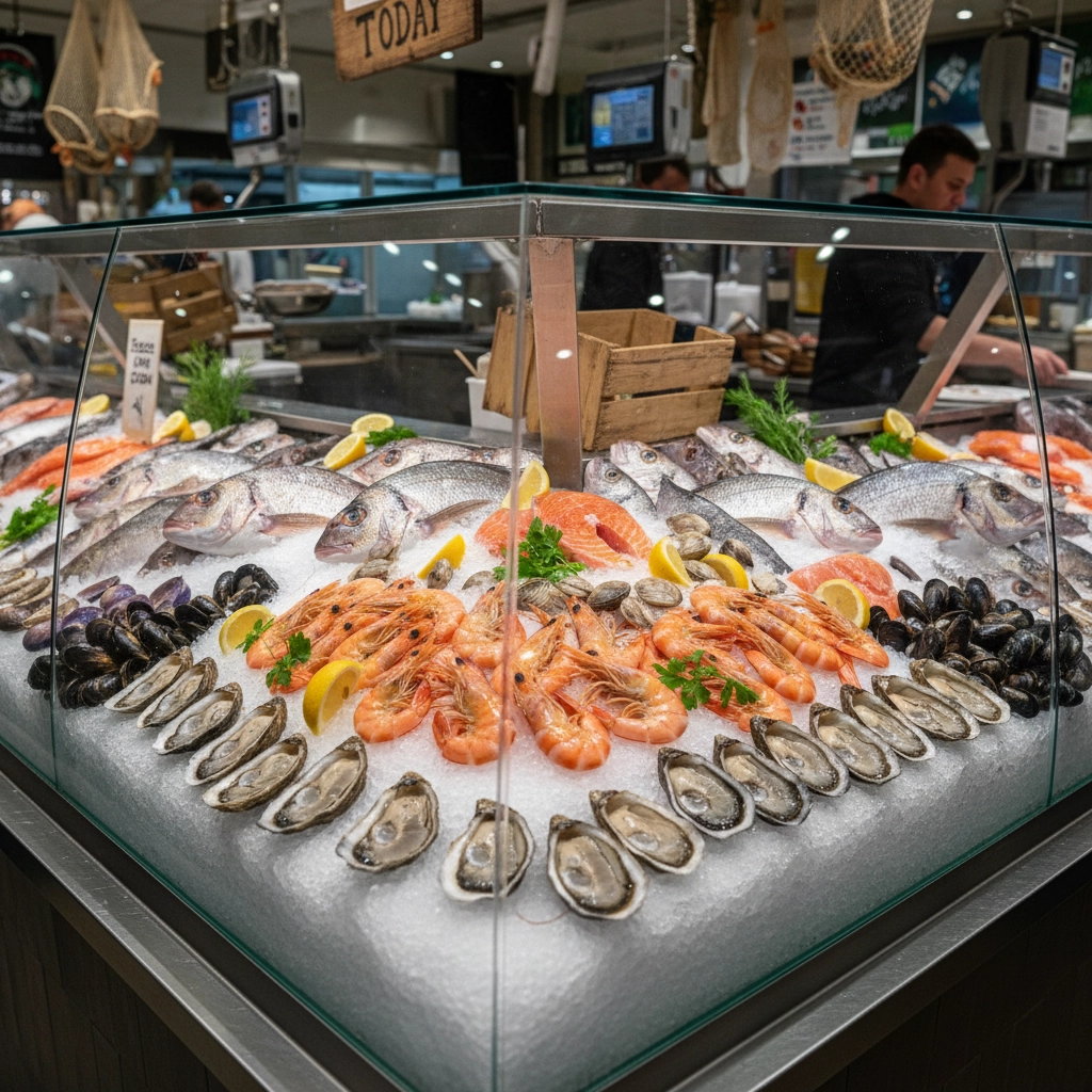 Fresh Seafood Display