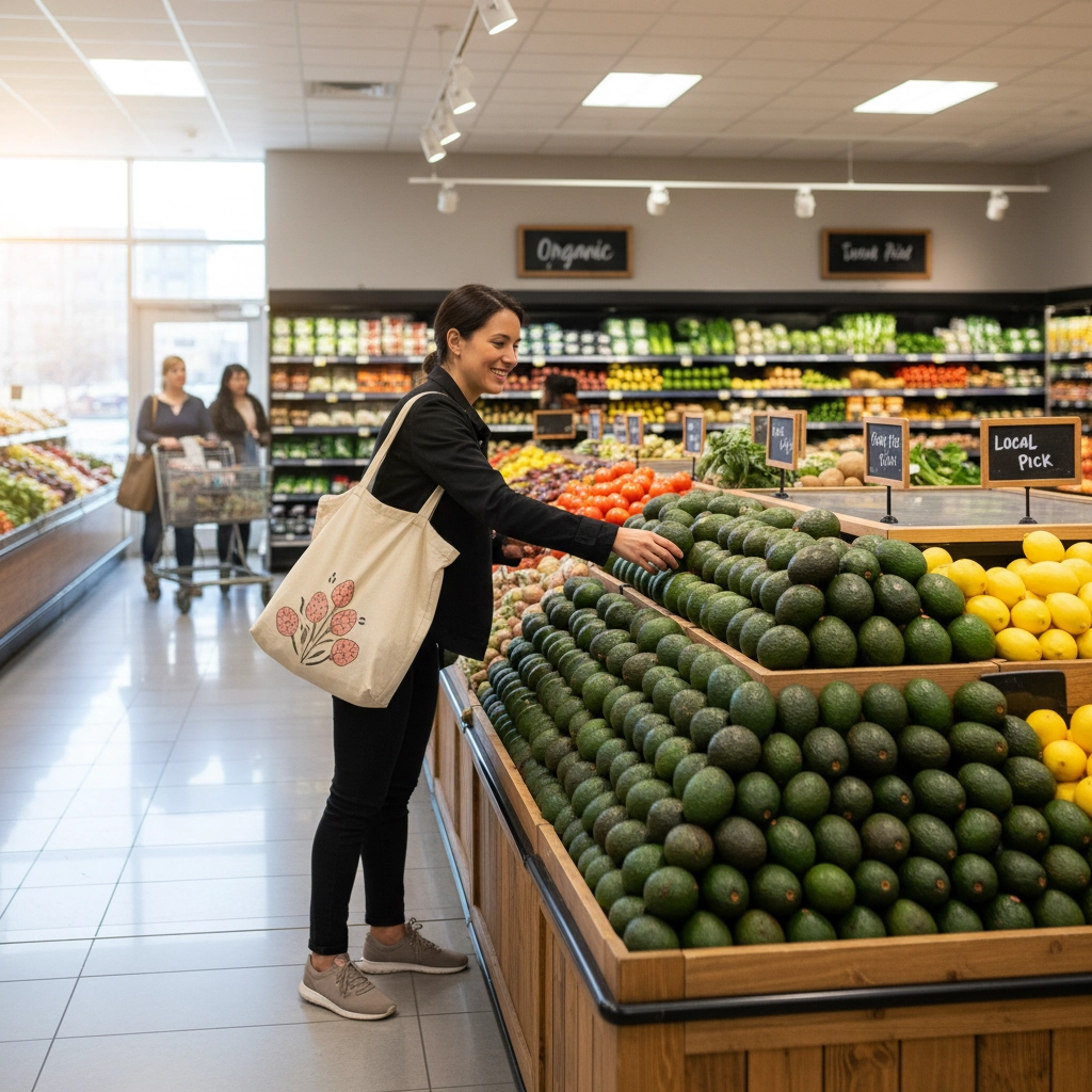 Grocery and pantry essentials shopping experience