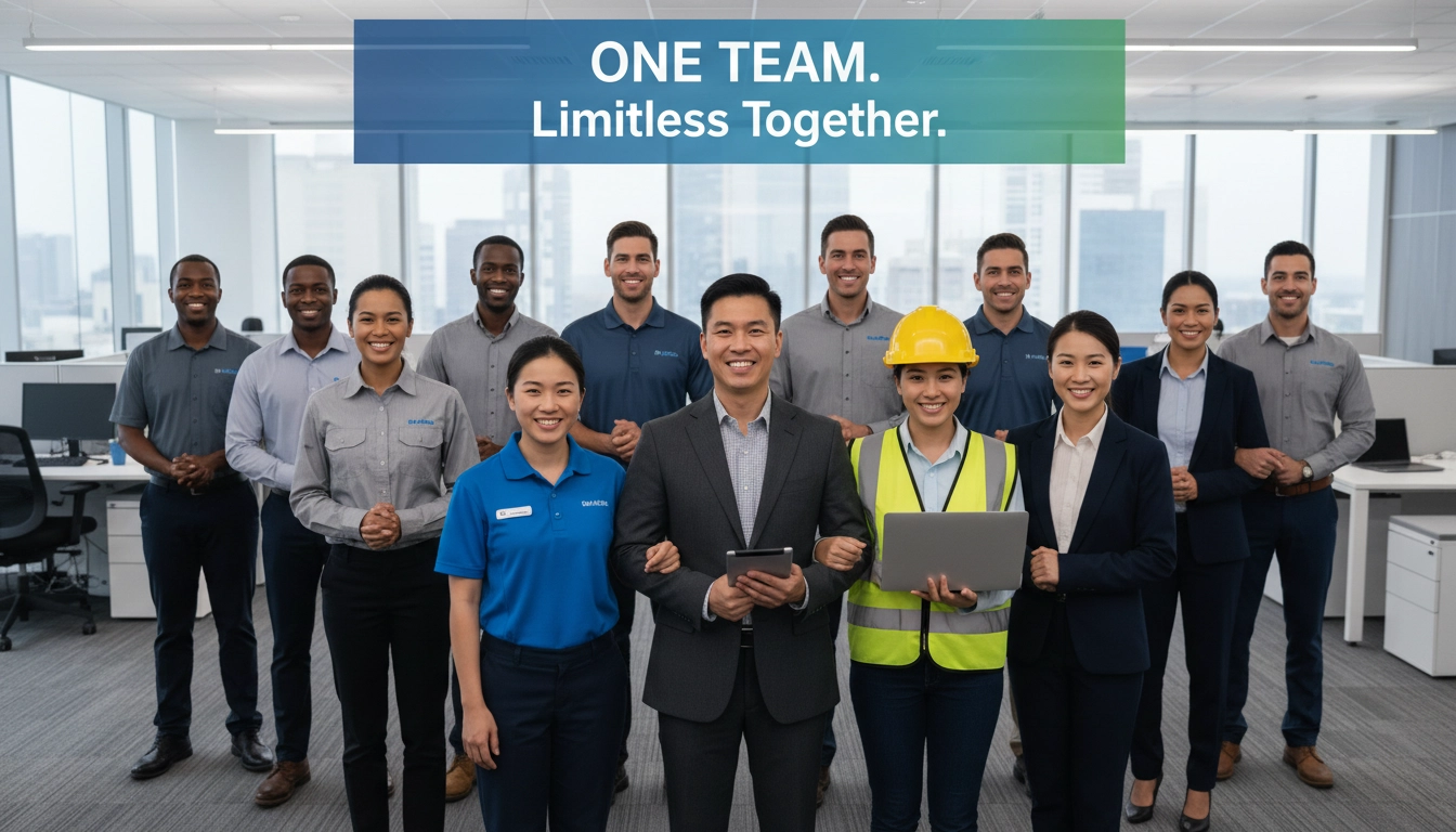 Diverse team members