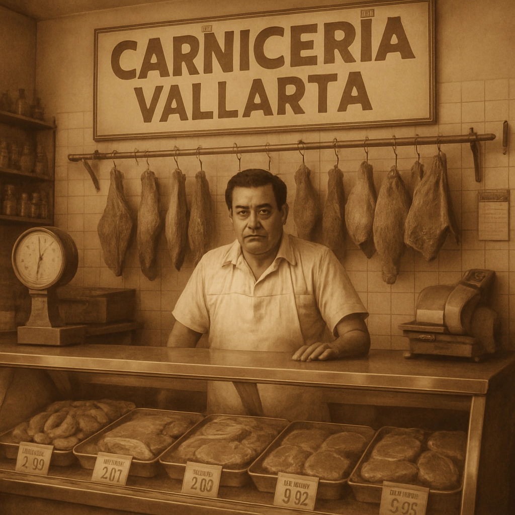 Historical Carnicería Vallarta from 1985